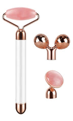 DANGSHAN 3-in-1 Electric Jade Roller 3D Roller Facial Roller & Face Massager - Image 2