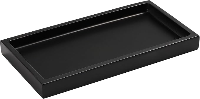 Luxspire Bathroom Vanity Tray, 8 x 4 inch Resin Dresser Jewelry Ring Dish Tank by Luxspire
