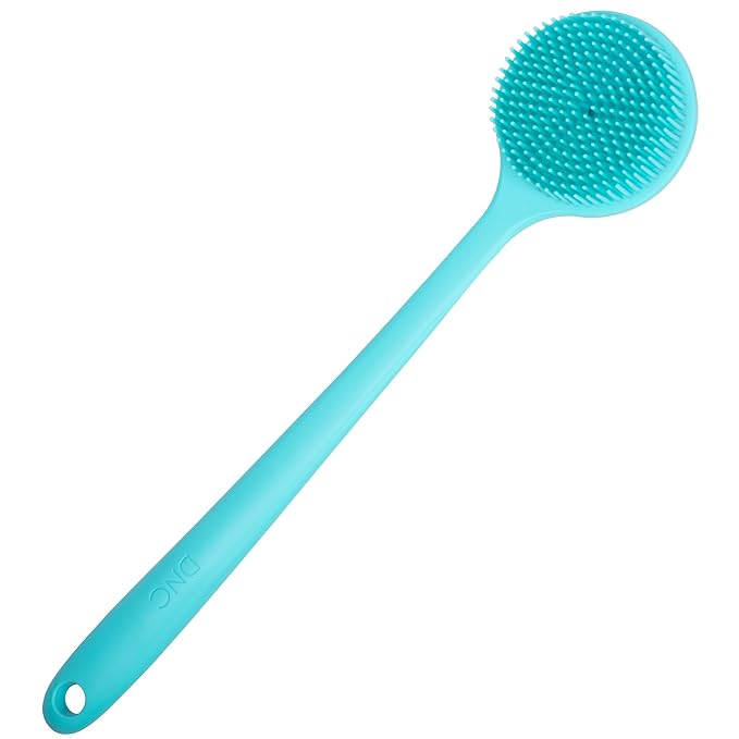 DNC Silicone Back Scrubber for Shower, Soft Bath Body Brush by LetsLiveBetter