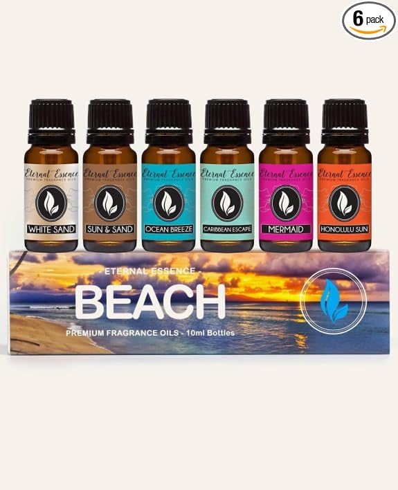 Eternal Essence Oils Beach Set of 6 Premium Fragrance Oils by EternalEssenceOils