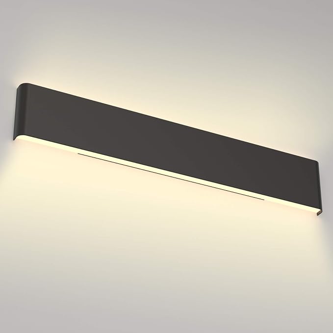 Aipsun 30W/32.6in Modern Black Vanity Light Indoor Modern Rectangular LED Wall by Aipsun