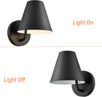 DIRYZON Industrial Wall Sconces Set of Two, Metal Barn Wall Lights - Image 8