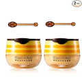 2PCS Lip Balm Honey Pot, Propolis Moisturizing Honey Lip Mask Lip Balm by Krajiyya