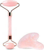 Gua Sha Facial Massage Tool and Roller Set, Facial Massager by AoYeeZGL