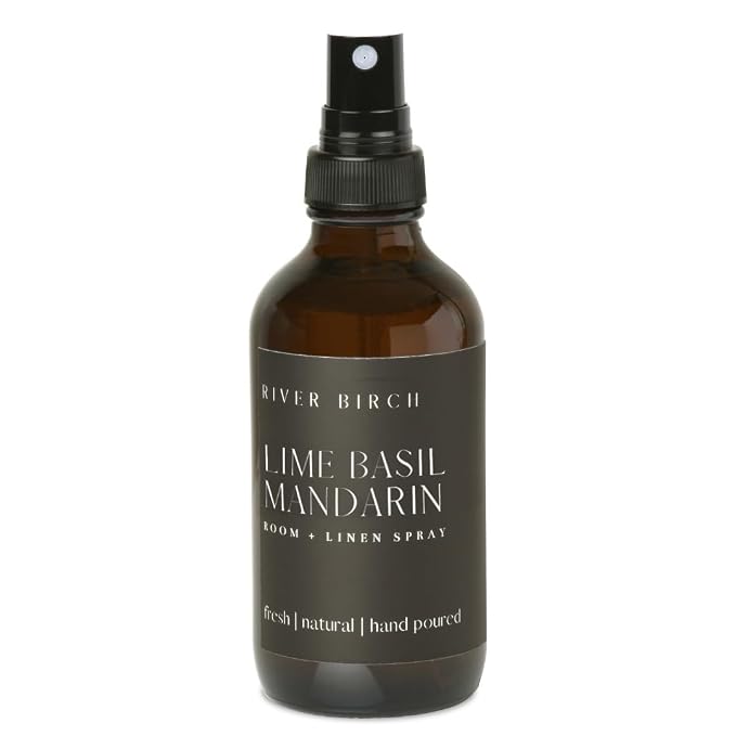River Birch Lime Basil Mandarin Scented Linen and Room Spray | Home Fragrance | by RiverBirch
