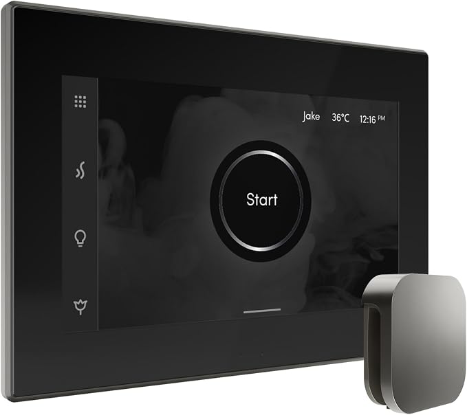 Mr Steam XDream Steam Shower Ctrl Pkg w/iSteamX Control and Steamhead in Black - Image 8