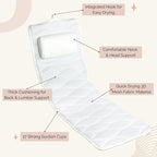 Bathtub Tray and Full Body Bath Pillow Set - Image 3