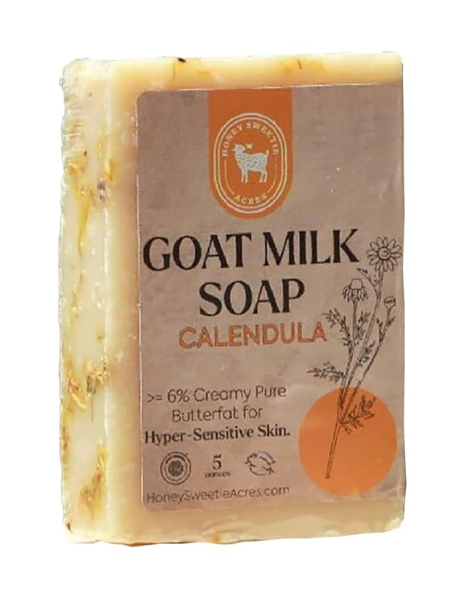 Honey Sweetie Acres Calendula Goat Milk Soap by HoneySweetieAcres