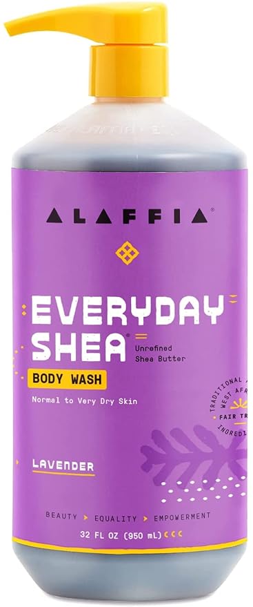 Alaffia Body Wash, EveryDay Shea, Lavender 2-Pack – Gentle Skin Cleanser - Image 8