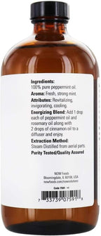 NOW Foods - Peppermint Oil - 16 oz. - Image 2
