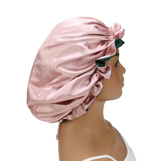 Adjustable Silk Satin Bonnet Hair Care Caps - Image 7