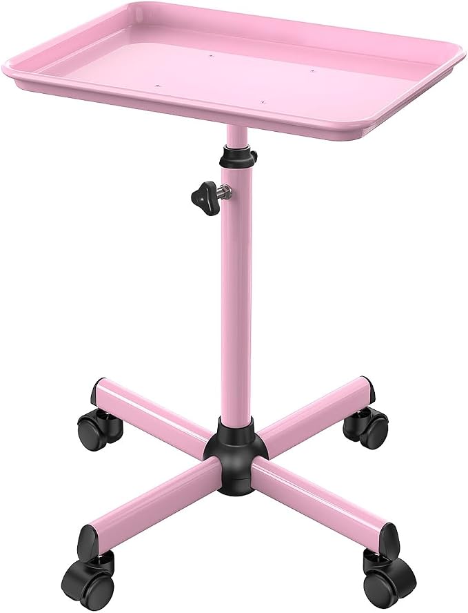 Salon Tray Cart Tattoo Tray Rolling Cart, Service Rolling Tray, Height by JOSTZHXIN