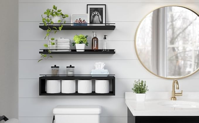 WOPITUES Floating Shelves for Wall 24 inch - Image 6