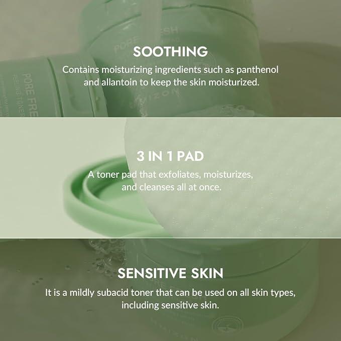 MIZON Pore Fresh Peeling Toner Pads AHA BHA PHA - Image 5