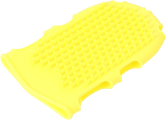 Mikinona Double Sided Silicone Bath Gloves Back Scrubber - Image 5