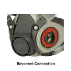 3M Half Facepiece Reusable Respirator 6200, Four-Point Harness, Comfortable Fit - Image 5