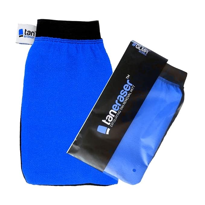 Tan Eraser Spray and Self Tan Remover Exfoliating Mitt | Salon Recommended by GLMRWorks