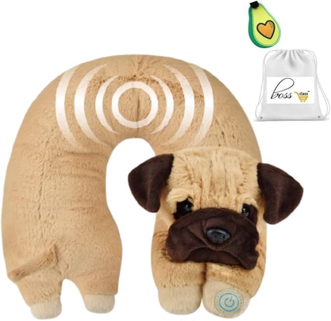 BCL Health Vibrating Massage Plush Neck Massager Dog & Custom Storage Carrier by Unknown