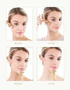 Beauty Bar 24k Golden Pulse Facial Massager, T-Shape Electric Sign Face Massage - Image 5