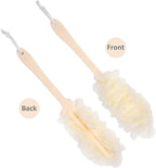 Back Scrubber for Shower, Loofah Long Handle Bath Body Brush, Soft Nylon Mesh - Image 2