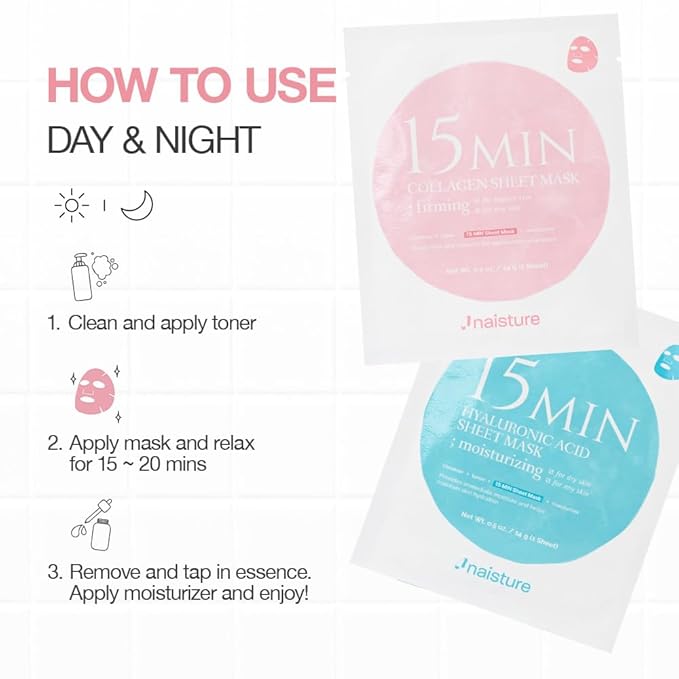 Naisture 15 Min Pamper Me Kit Korean Spa Skincare Gift Set - Image 4