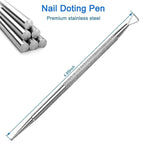 Manicure Kit for Women, 2-Piece Stainless Steel Nail Tools - Image 6