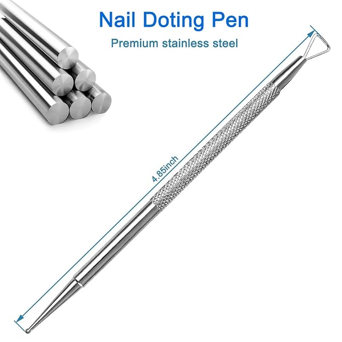 Manicure Kit for Women, 2-Piece Stainless Steel Nail Tools - Image 6