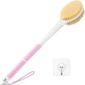 Back Scrubber Body Shower Brush: Anti Slip Long Handle Bath Brush by Rafow