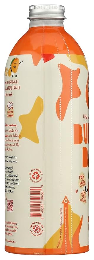 PACHA SOAP Kids Orange Mango Bubble Bath, 16 FZ - Image 3