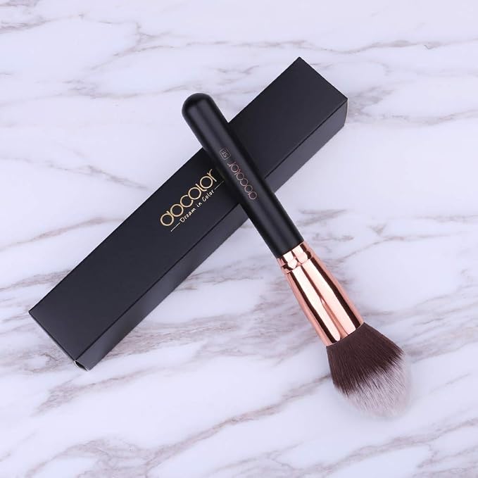 Docolor Pointed Powder Brush Professional Face Makeup Powder Make Up Brushes - Image 7