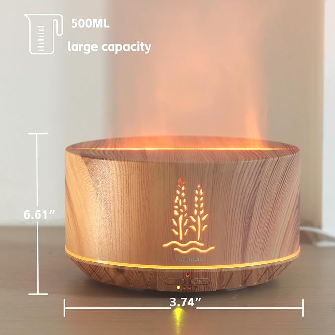 Ultrasonic Essential Oil Diffuser, 500ml Aroma Air Diffuser - Image 7