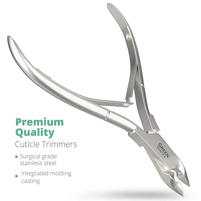 Professional Cuticle Trimmer Nail Cuticle Cutter Stainless Steel Cuticle Nippers - Image 5