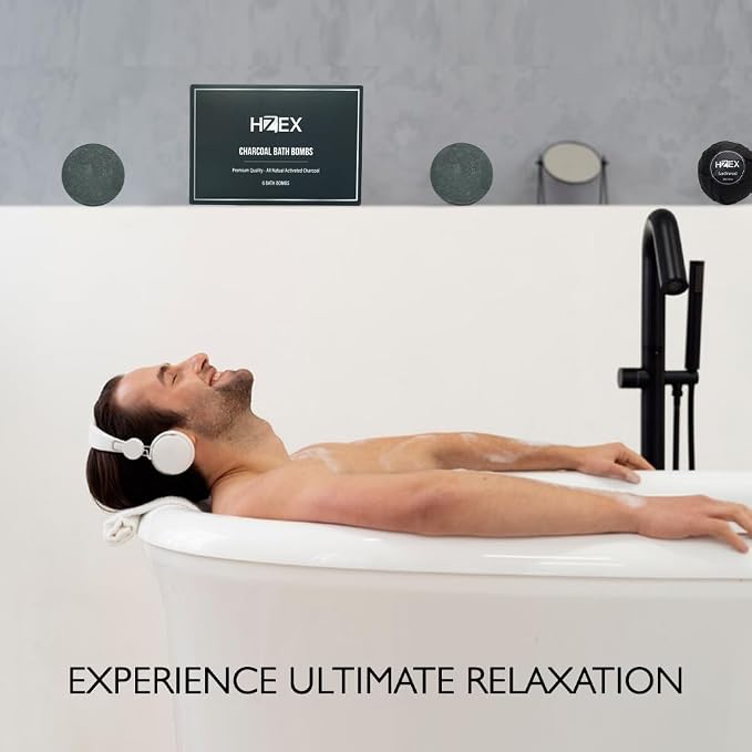 HZEX Charcoal Activated Bath Bombs - Image 6