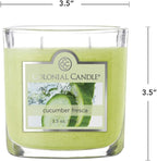 Colonial Candle Cucumber Fresca Scented Jar Candle, 2 Wick, 3.5 oz, Mottled Wax - Image 5