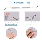 Professional Cuticle Nippers Set, Stainless Steel Manicure Kit - Image 5