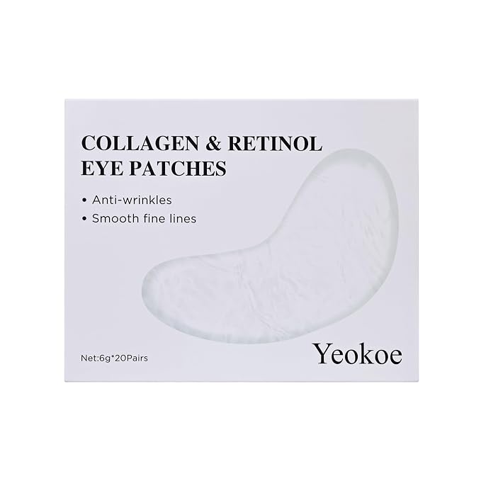 Yeokoe Under Eye Patches for Dark Circles, Puffy Eyes, 20 Pairs Face Masks - Image 8