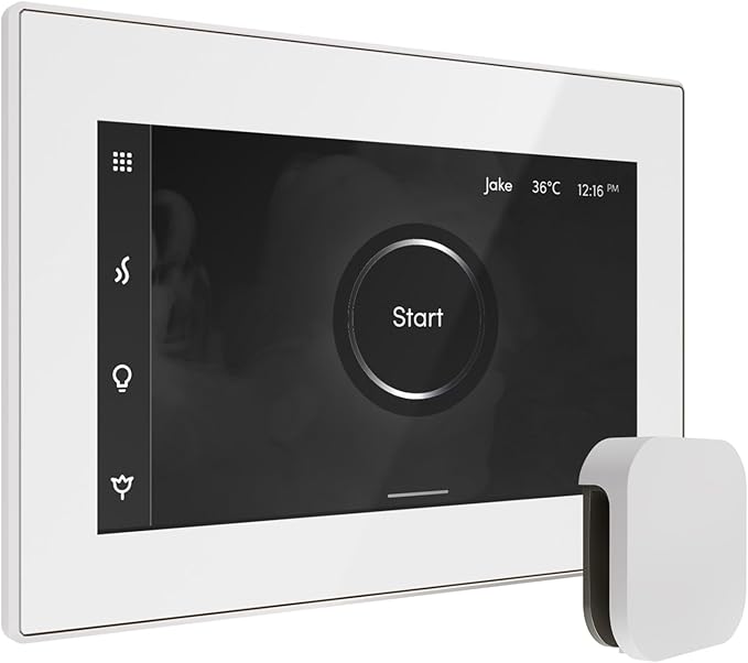Mr Steam Bliss Steam Shower Ctrl Pkg w/iSteamX Control and Steamhead in White - Image 2