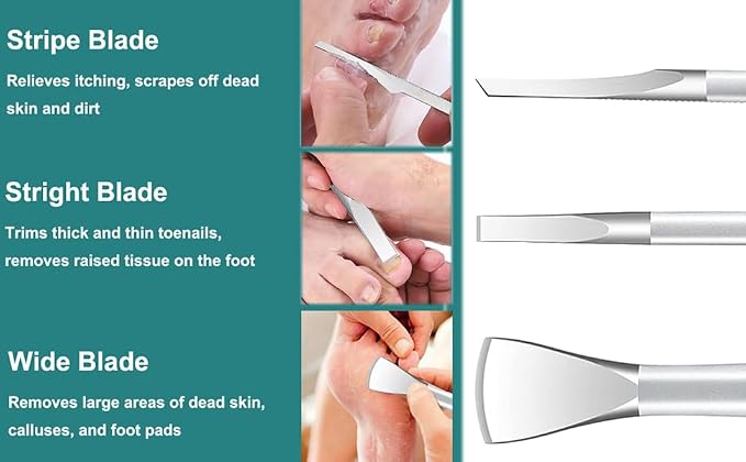 Ingrown Toenail Removal Kit, Pedicure Tools Kit Professional Knife Set - Image 2