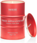M&SENSE Baked Apple Scented Candles Christmas Decor, Natural Non Toxic by MSENSE