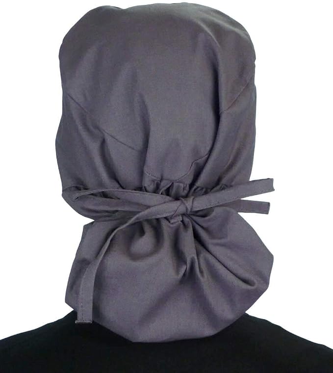 Sparkling EARTH Big Hair Ponytail Classic Surgical Style Scrub Working Cap - Image 2
