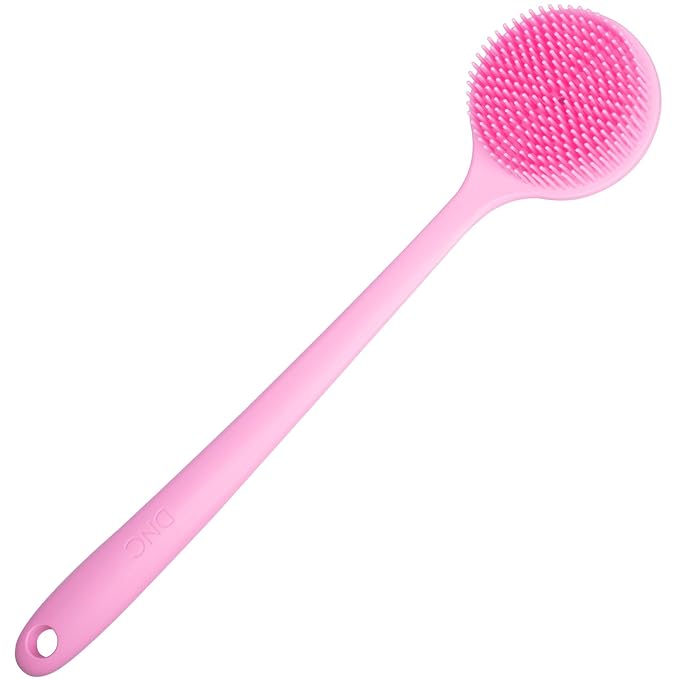 DNC Silicone Back Scrubber for Shower, Soft Bath Body Brush by LetsLiveBetter