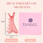 Pink Gua Sha & Massage Comb Set – Massage Tool - Image 5
