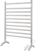 Freestanding Towel Warmer 10 Bars Plug-in Option 3 Working Modes Brushed by NORTTABATHDECOR