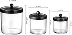 SheeChung 3-Pack Plastic Apothecary Jars - Image 6