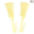 Detangling Brush for Afro America/African Hair Textured 3a to 4c Kinky by Unknown