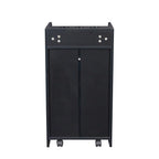 SSLine Modern Salon Station Black Floor Stand Styling Sation Wood Salon Cabinet - Image 4