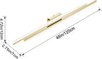 Ralbay 48" Gold Vanity Lights 48W Frosted Aluminum Modern LED Gold Bathroom - Image 2