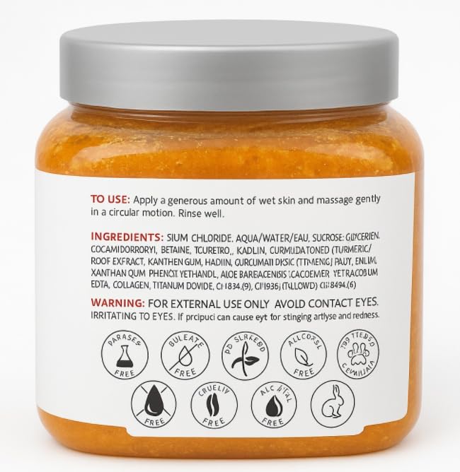 SpaScriptions Turmeric & Collagen Sugar Scrub - Image 5