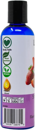 Lick Strawberries and Cream Flavored Massage Oil – Romantic, Body Safe - Image 9