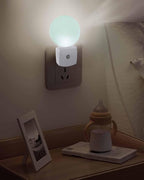 Night Lights Auto Sensor Teal Green Pinstripes Night Light Woven Denim Striped - Image 5